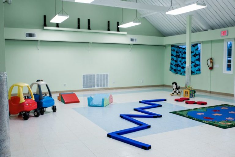 Colorful play area at a Childcare Serving Branford, Cheshire, Wallingford, CT