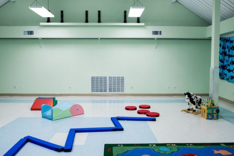 Colorful play area at a Childcare Serving Branford, Cheshire, Wallingford, CT